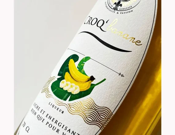 Etiquette spiritueux premium