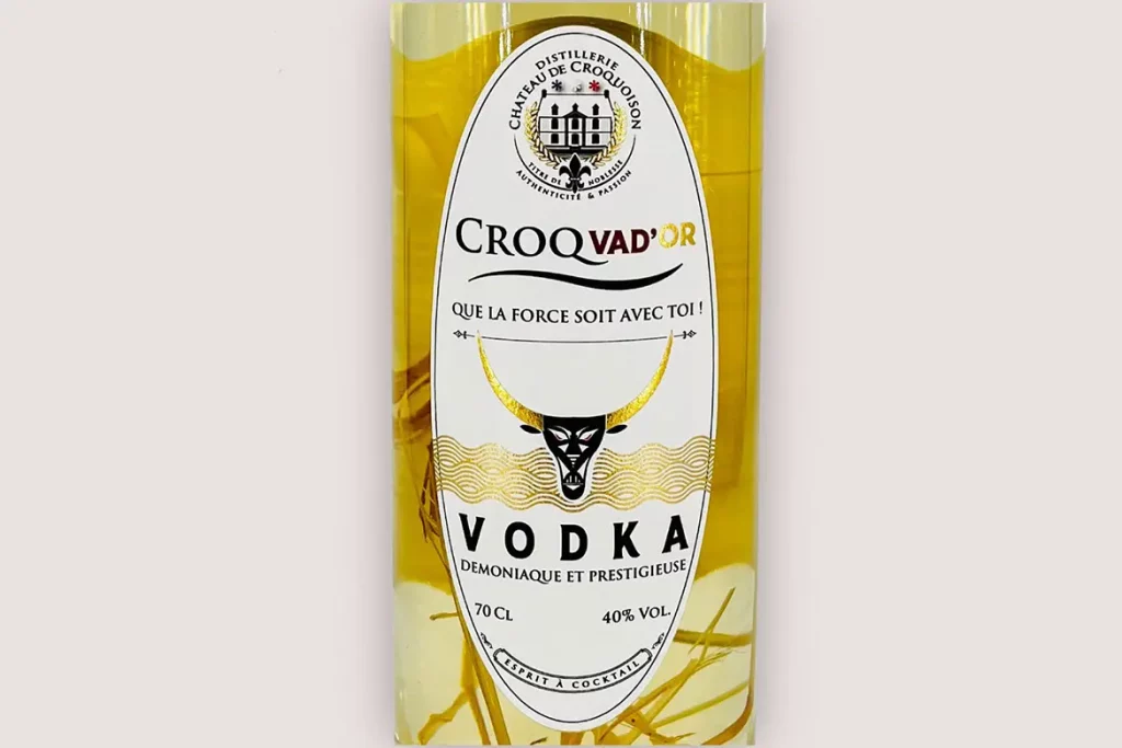 Etiquette premium spiritueux