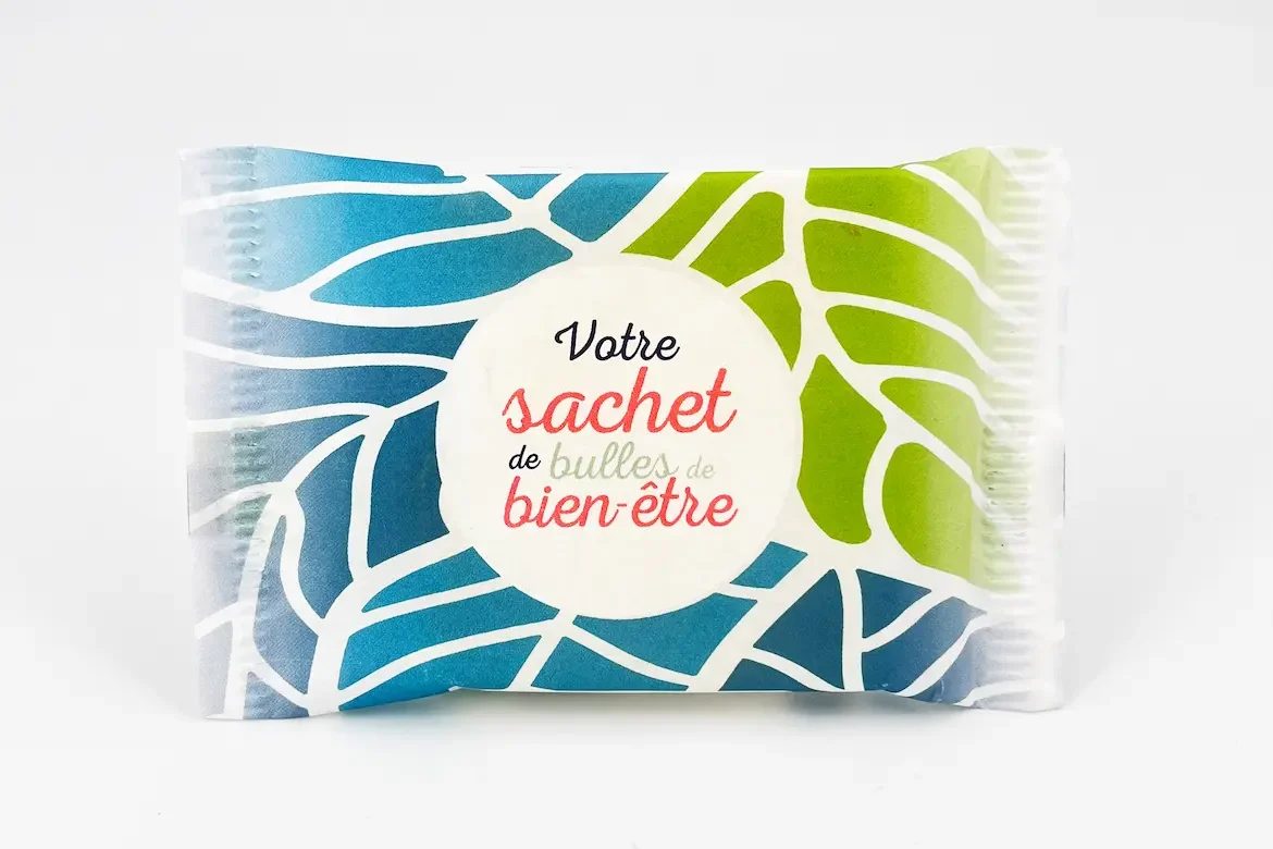 Sachet en papier compostable pour savon